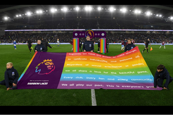 Premier League stars met with LGBTQ fan groups during Rainbow Laces -  Outsports