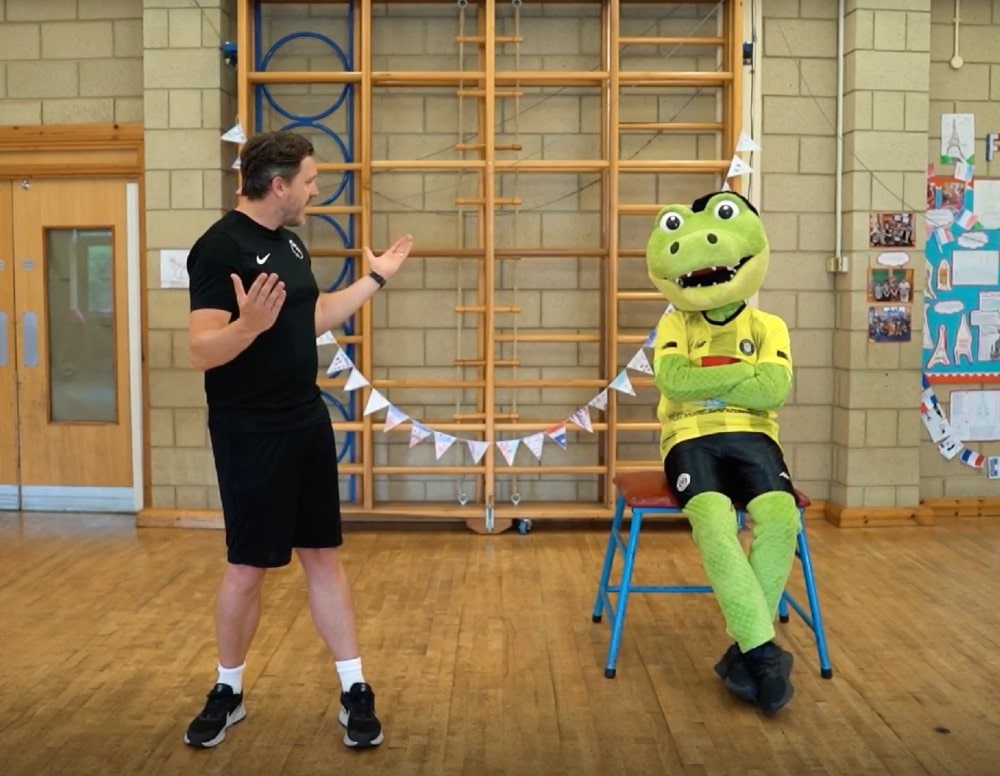 KS1 PE mascot skills with Harry Gator